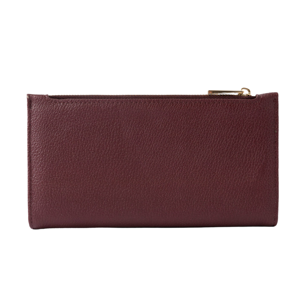 Kaiser Faux Leather Purse - Boysenberry